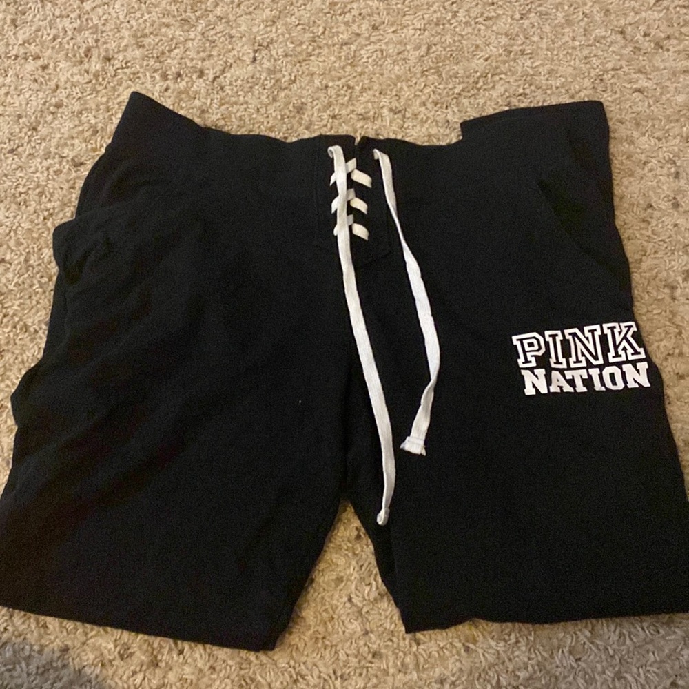 PINK joggers lace up